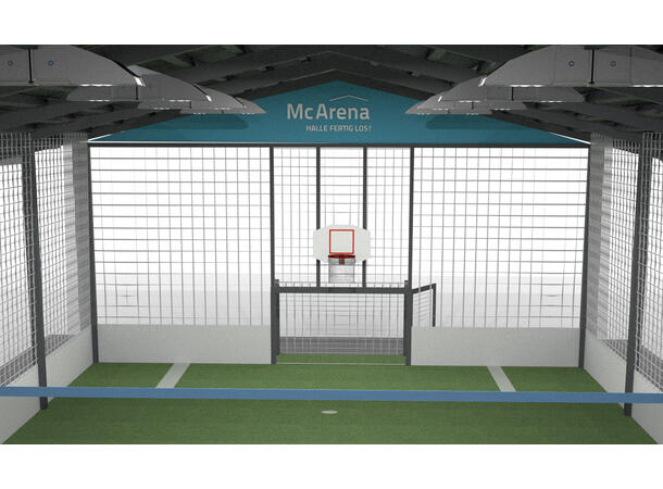McArena - multifunksjonell utendørshall Med tak og nettvegger